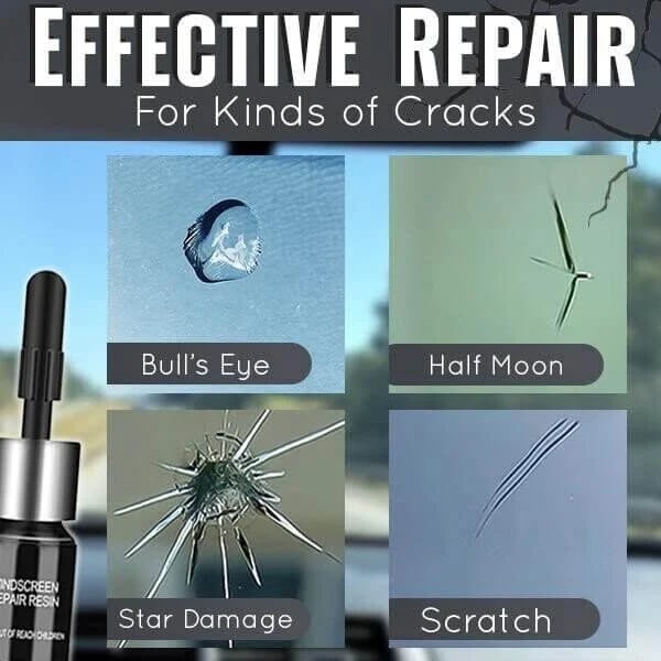 Windscreen / Glass Crack Restore Glass Repair Kit