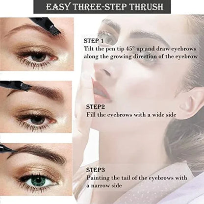 Waterproof Brow Pencil with Micro-Fork Tip