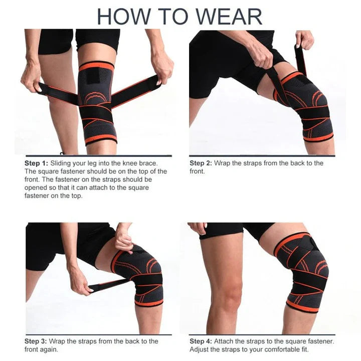 Full Length Knee Warmers for Pain Relief, Braces & Walking